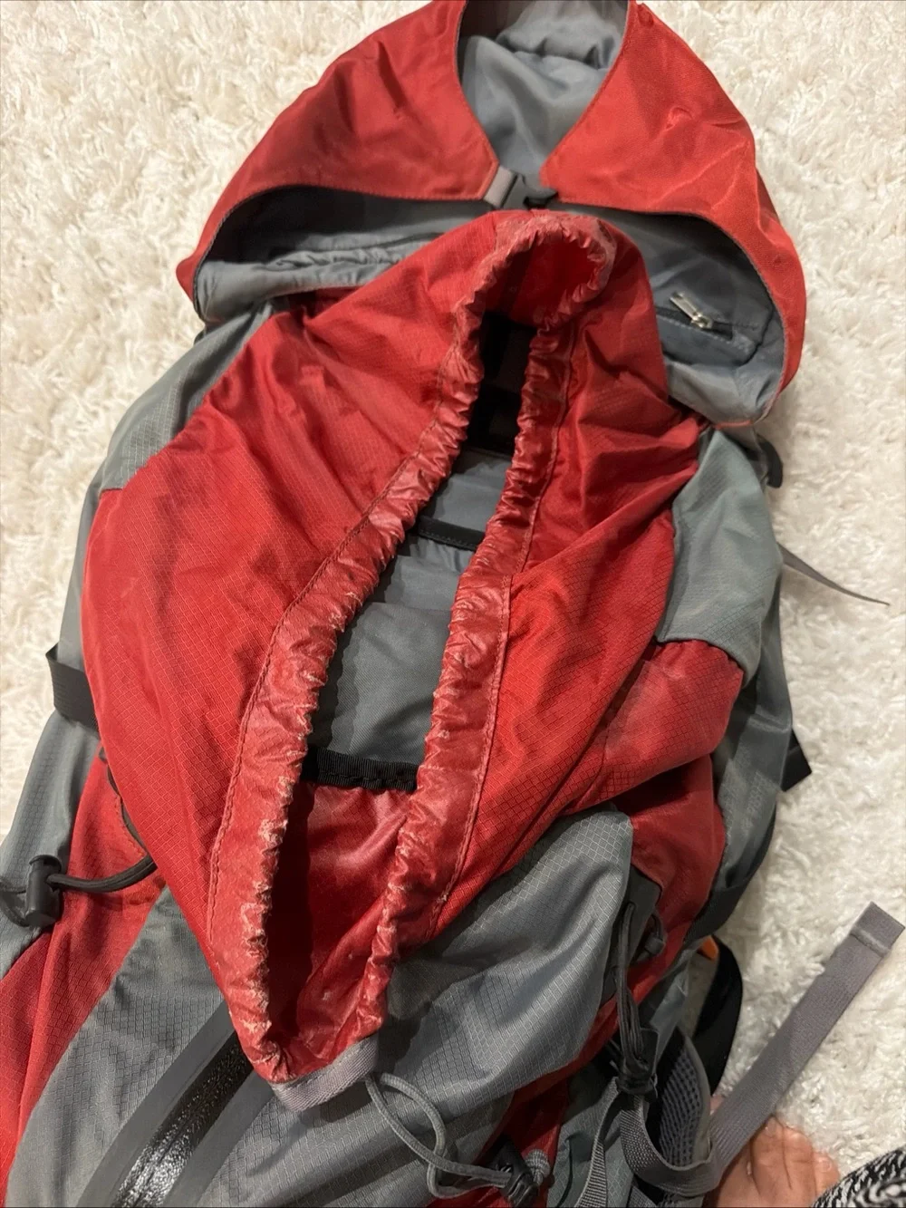 REI Red and Gray Technical Hiking Backpack